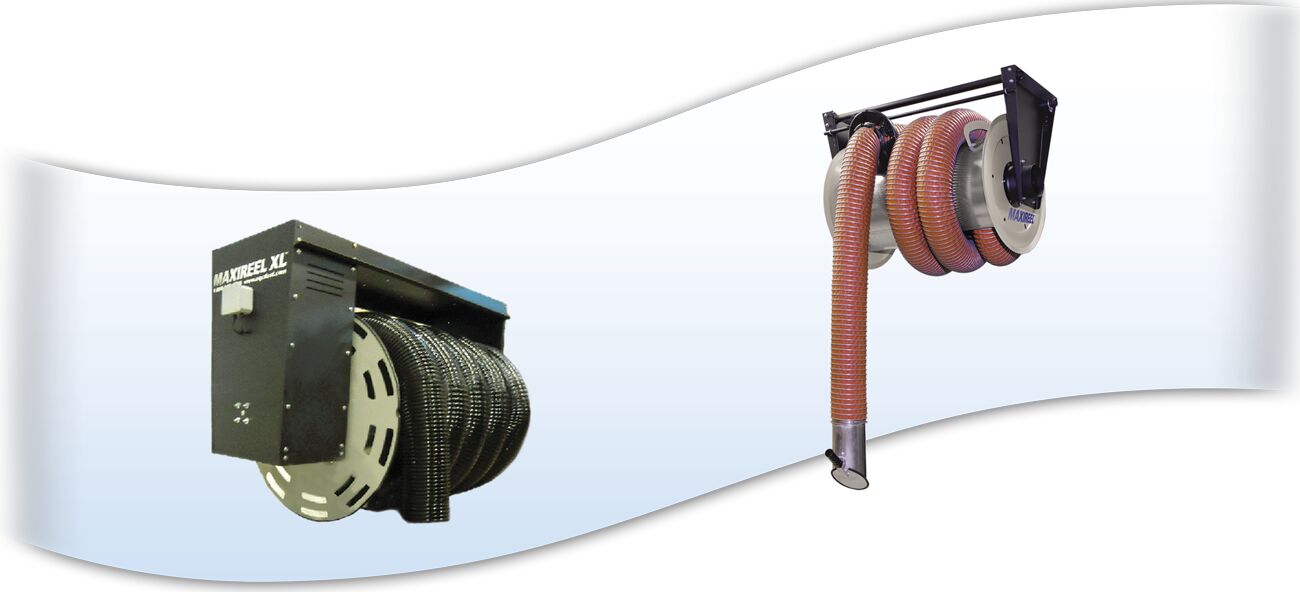 Gases Exhaust Hose Reels
