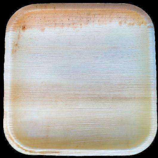 Areca Leaf 8x8 Square Plate, for Serving Food, Feature : Biodegradable, Disposable, Eco Friendly, Light Weight