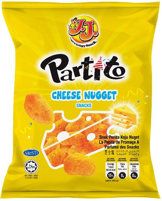JJ Partito Cheese Nugget Flavoured Crackers