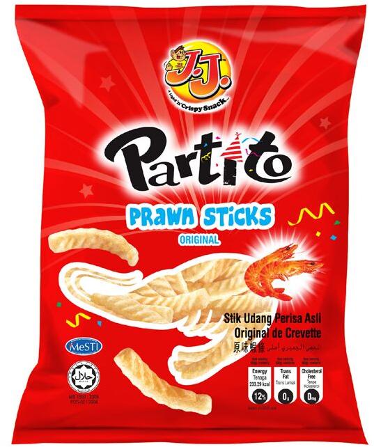 JJ Partito Prawn Sticks Flavoured Crackers