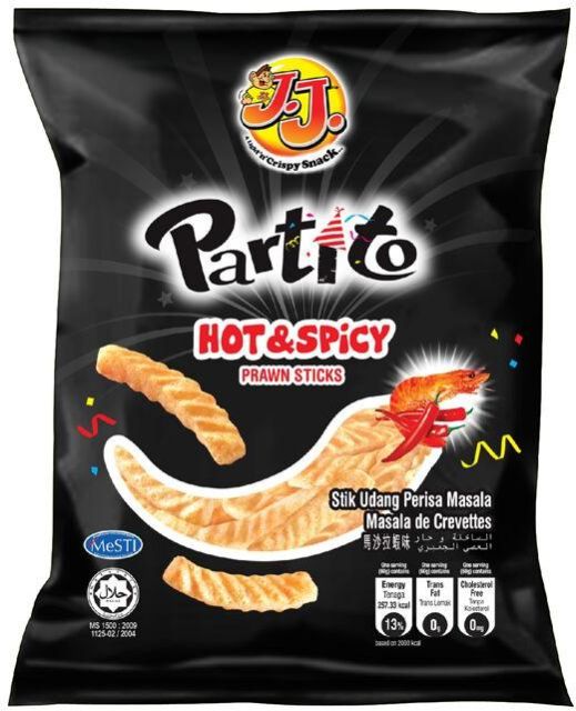 Spicy Prawn Sticks Flavoured Crackers