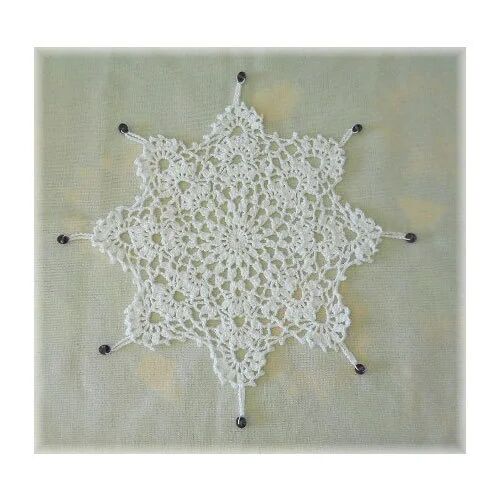 Handmade Crochet Doilies, Color : White