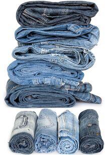Knitted denim Jeans, Color : basic od