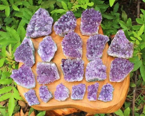 Natural Amethyst Stone Cluster, Size : 30 mm