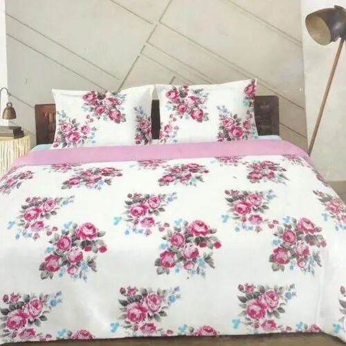 Cotton Double Bed Sheets, Size : 90x108 Inches