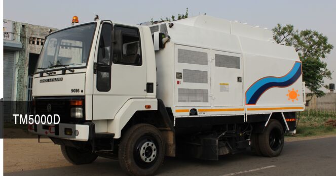 truck mounted road sweeper