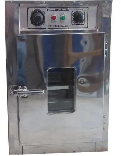 Automatic 220 V Stainless Steel Electric Chapati Warmer, for Commercial, Capacity : Upto 400 Piece/hr