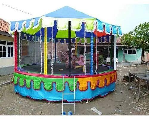 Round PVC Kids Jumping Trampoline