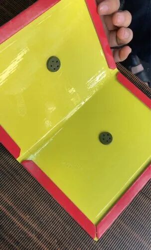 Plastic Mouse Trap Glue Board, Color : Yellow