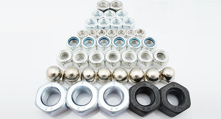 Polished Metal Nuts, Size : 0-15mm, 15-30mm