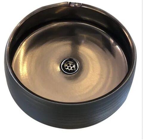 Metal Wash Basins, for Bathroom, Shape : Round