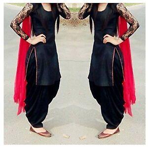 Plain Cotton Fabric Ladies Patiala Salwar Suits, Technics : Woven