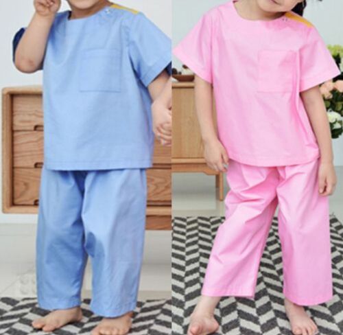 Plain Children Patient Uniform, Color : light blue, pink, yellow