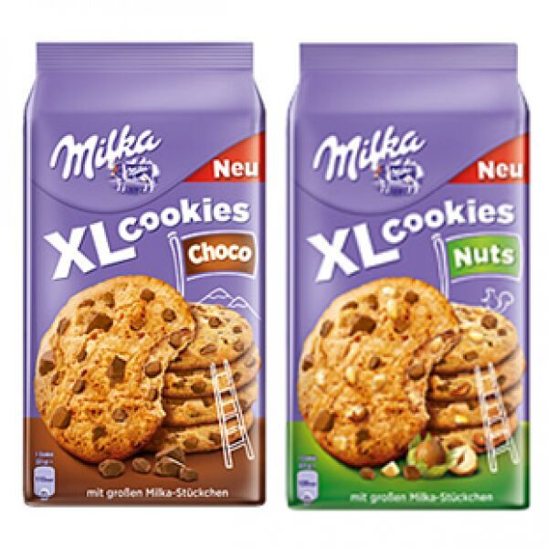 MILKA COOKIES HAZELNUT XL 184g