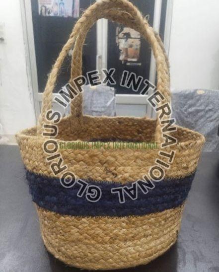 JBM 42 Jute Basket, for Home, In Laundry, Kitchen, Feature : Easy To Carry, Eco Friendly, Superior Finish