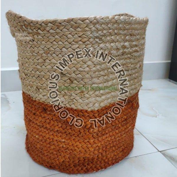 JBM 43 Jute Basket, for Home, In Laundry, Kitchen, Feature : Easy To Carry, Eco Friendly, Superior Finish