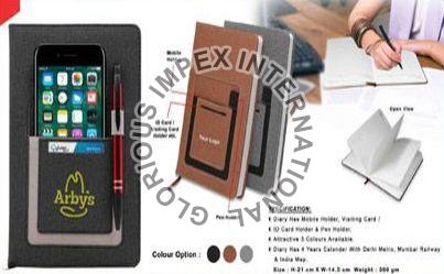 Multifunction Notebook Diary, for Home, Office, School, Cover Material : Leather, Pvc
