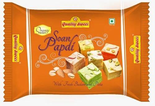 Orange Soan Papdi, Packaging Type : 250 grm