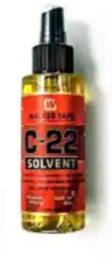 C 22 Solvent, for Personal, Color : Transparent