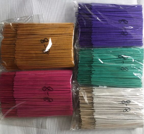 Color Scented Agarbatti Incense sticks, for Church, Temples, Home, Office, Packaging Type : Boxes