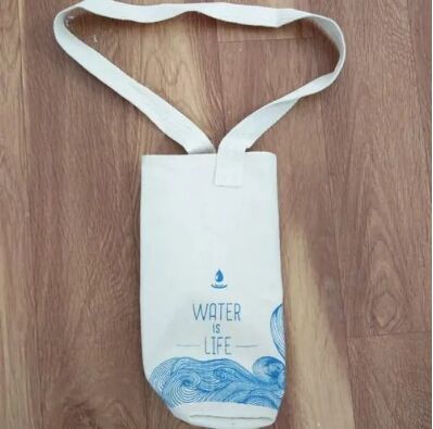 Canvas Water Bottle Bag