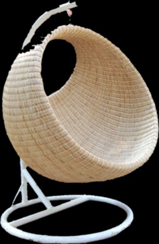 Non Polished Round Cane Chair, for Garden.Home, Hotel, Feature : Elegant Look, Light Weight