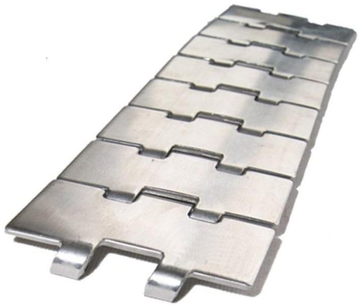 Polished Stainless Steel Slat Conveyor Chain, Feature : Corrosion Proof, Excellent Quality