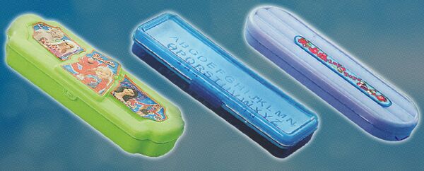 Plastic pencil box