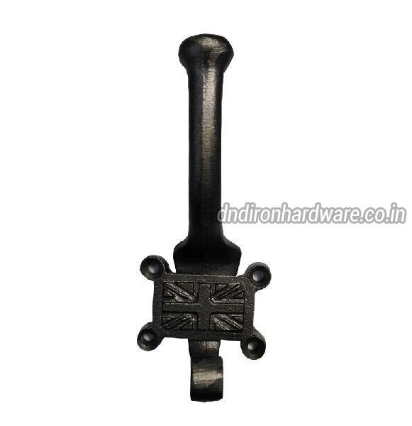 Lacquered cast iron coat hook, Color : black at Rs 40 / Piece in