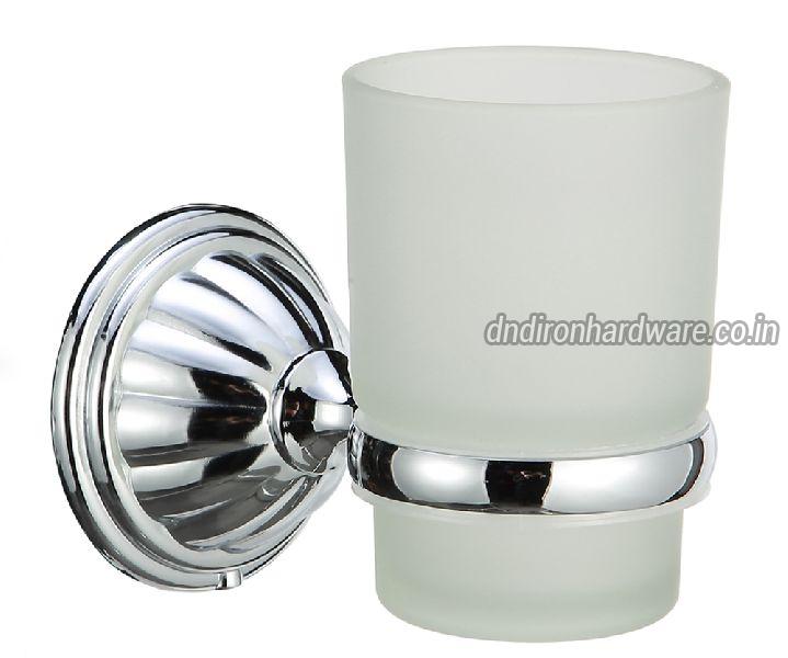 Bathroom Accessories Sets Single Glass Cup Holder Zinc Alloy Chrome Tumbler Holder