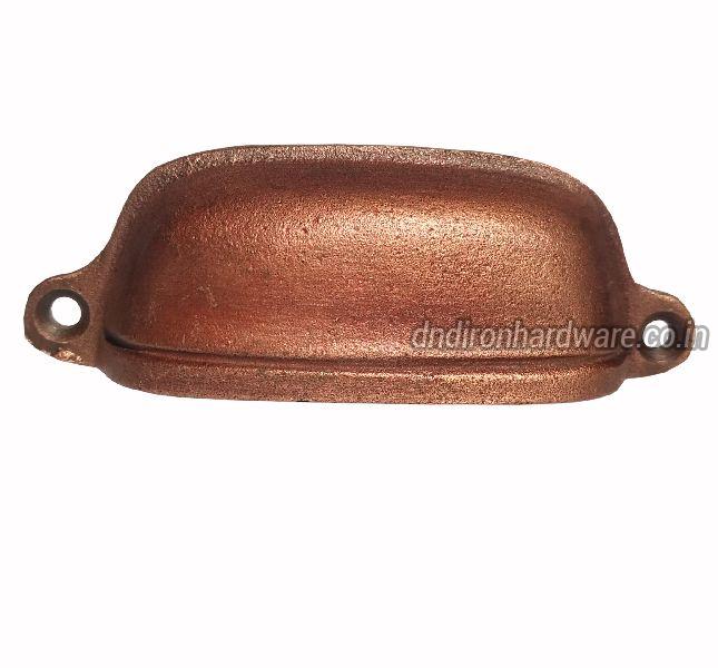 Copper color  cast iron cup drawer handle
