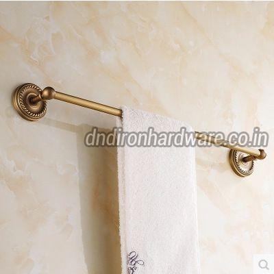 European Antique Bronze Towel Rack Single