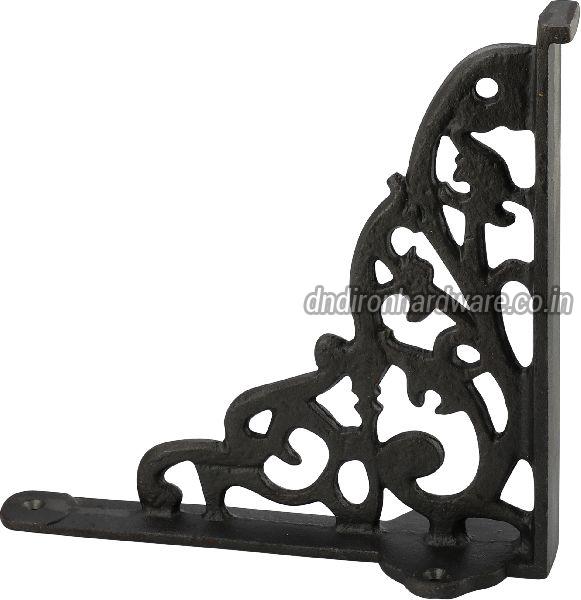 Rustic cast iron self bracket, for kitchen, Color : black