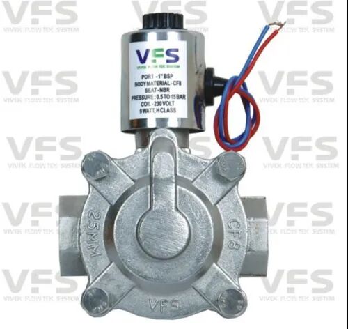 SS304 Water Solenoid Valve, Actuation Type : Normally Close