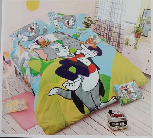 Cotton Kids Printed Bed Sheet