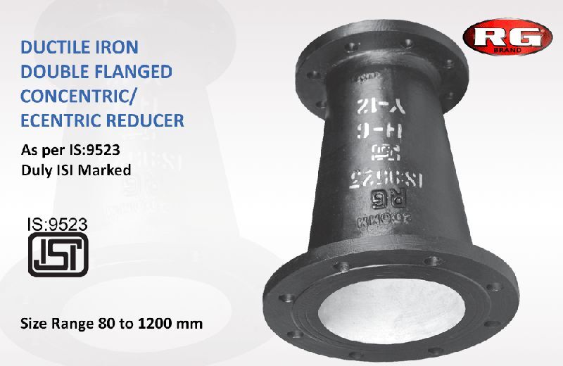 Ductile Iron Eccentric Reducer, Color : Black