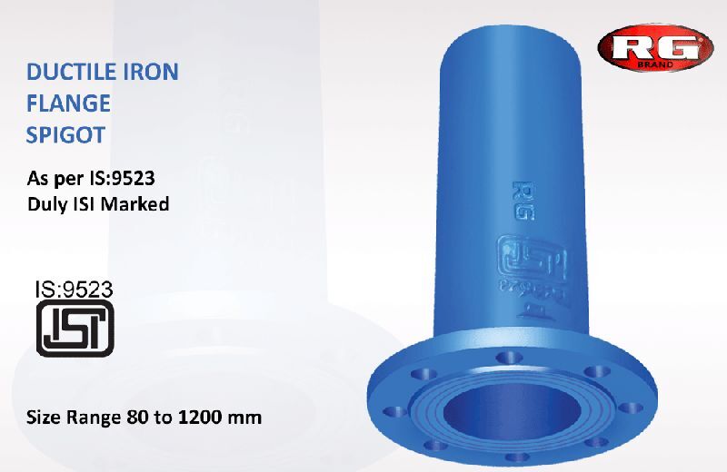 Round Ductile Iron Flange Spigot, for geysers, Size : 1-20 Inches