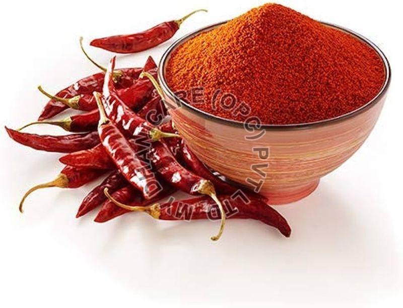 Organic Dried Red Chilli Powder, Packaging Type : Plastic Packet