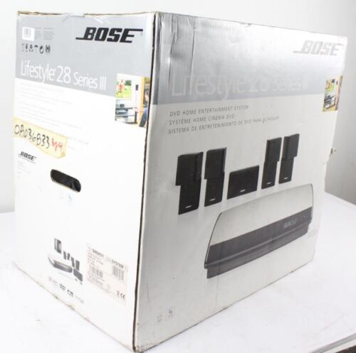 Bose Lifestyle 28 Series III 5.1 Channel Home Theater System DVD/CD/HD1080P NEW