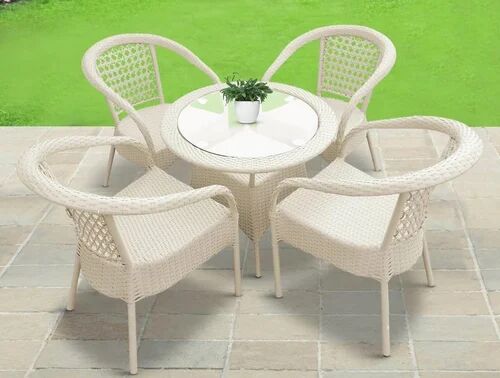 Wicker Chair Table Set