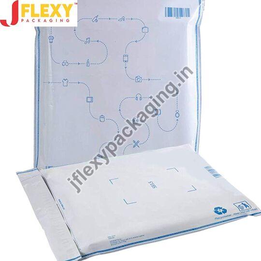 Poly Glossy Mailer Bag, Color : White