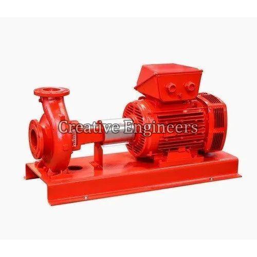 220V Automatic Fire Fighting Pump, Color : Red