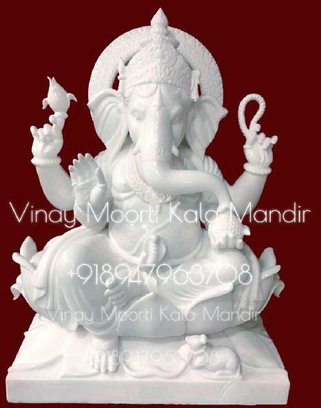 Ganeshji Marble Statue