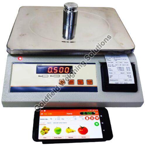 Android POS TABLE TOP Scale, for Weight Measuring, Voltage : 220V