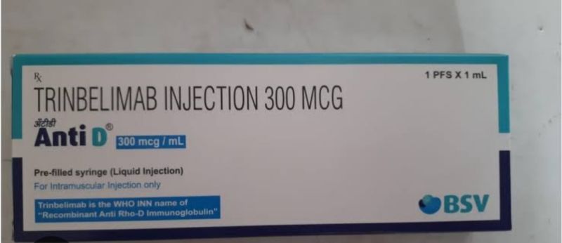 Anti -d 300 MCG injection, for Clinical, Hospital, Form : Liquid