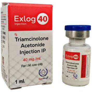 Exlog Triamcinolone Acetonide Injection, for Hospital, Packaging Type : Box