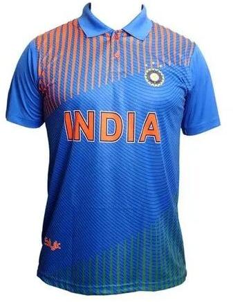 Indian Cricket Team T Shirt, Size : L, XL, XXL
