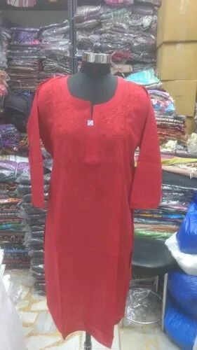 Hand Embroidery Kurti, Occasion : Party Wear