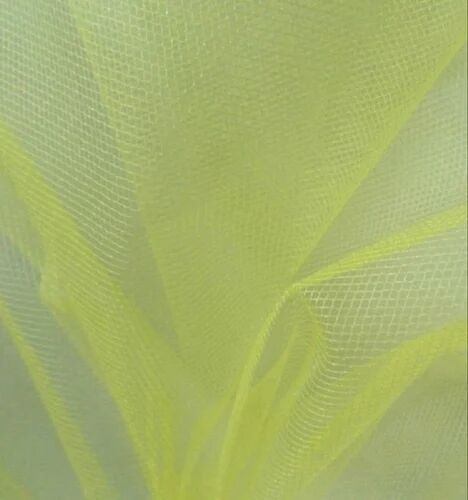 Plain Can Can Net Fabric, Color : Yellow