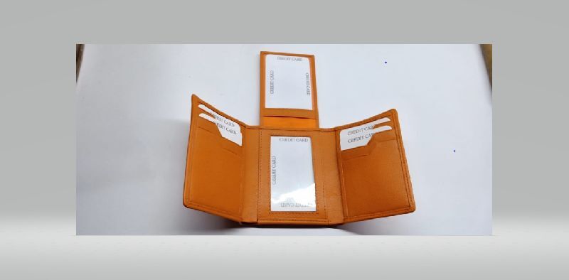 Plain men leather wallet, Packaging Type : Plastic Wrap, Plastic Packet